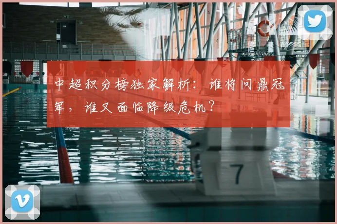 中超积分榜独家解析:谁将问鼎冠军,谁又面临降级危机?