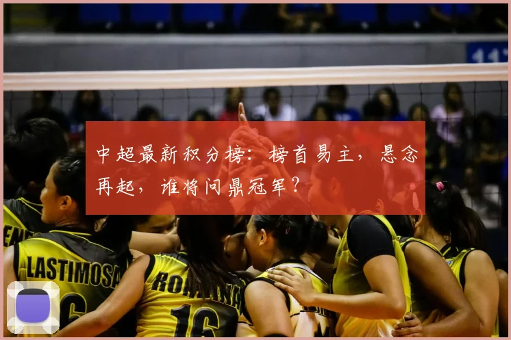 中超最新积分榜：榜首易主，悬念再起，谁将问鼎冠军？